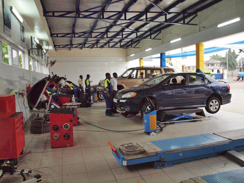 Workshop in Michelin Service Centre