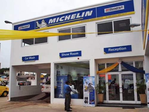 Reception of our Michelin Tyre Centre